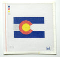Colorado Flag Needlepoint Canvas